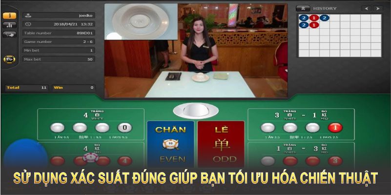 Sử dụng xác suất đúng cách giúp bạn tăng chiến thuật và tăng lợi thế